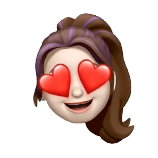 😍 emoji Memoji • Apple @AppleMemoji Telegram sticker 11 of 35