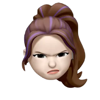 😡 emoji Memoji • Apple @AppleMemoji Telegram sticker 18 of 35