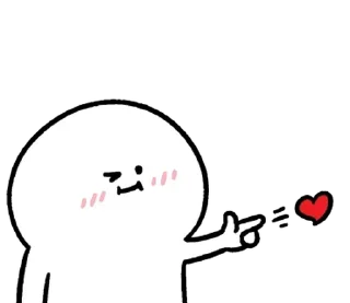 ⚪️ emoji love blob | @phstickerpackganern Telegram sticker 14 of 85