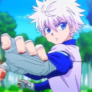 😳 emoji Killua - ( @kizuki_official_network ) Telegram sticker 19 of 26