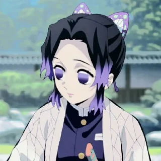 🧚‍♀ emoji 🧚🏻‍♀ ˖ ࣪ ‹ kocho shinobu 𖥔 ࣪ ᥫ᭡ Telegram sticker 16 of 40