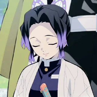 🧚‍♀ emoji 🧚🏻‍♀ ˖ ࣪ ‹ kocho shinobu 𖥔 ࣪ ᥫ᭡ Telegram sticker 21 of 40