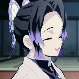 🧚‍♀ emoji 🧚🏻‍♀ ˖ ࣪ ‹ kocho shinobu 𖥔 ࣪ ᥫ᭡ Telegram sticker 11 of 40