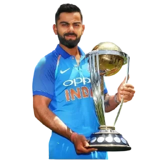 👑 emoji Cricket Worldcup 2011 ❤️ 🇮🇳 - @CricCollections Telegram sticker 19 of 120