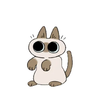 😊 emoji @ikmut 🍇♥️” .. Siamese Cat Azuki! Telegram sticker 24 of 75