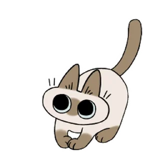 😊 emoji @ikmut 🍇♥️” .. Siamese Cat Azuki! Telegram sticker 21 of 75