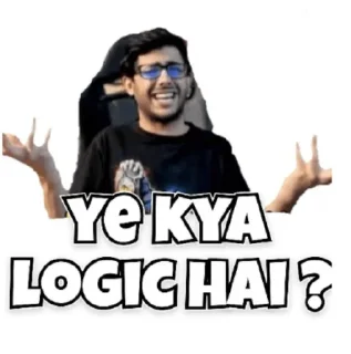 🤷‍♂ emoji @stickersbag Carryminati 😉💖 Telegram sticker 21 of 65