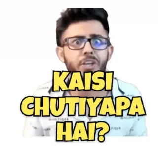 😳 emoji @stickersbag Carryminati 😉💖 Telegram sticker 11 of 65