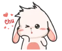 😘 emoji Rabbit Telegram sticker 7 of 40