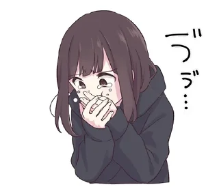 ☹️ emoji Menhera Telegram sticker 8 of 106