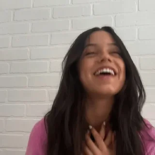 😂 emoji Jenna Ortega Stickers by SYM Telegram sticker 7 of 25