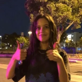 👍 emoji Jenna Ortega Stickers by SYM Telegram sticker 14 of 25