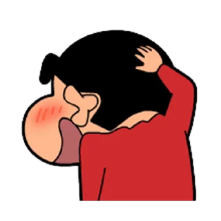 😅 emoji Crayon Shinchan Telegram sticker 4 of 50