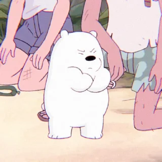 🙂 emoji ice bear @STARGLAMOUR Telegram sticker 16 of 49