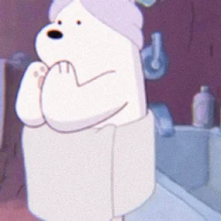 🙂 emoji ice bear @STARGLAMOUR Telegram sticker 17 of 49