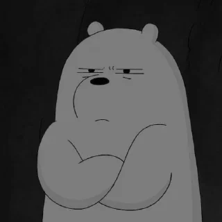 💔 emoji ice bear @roleplayhellp Telegram sticker 5 of 13