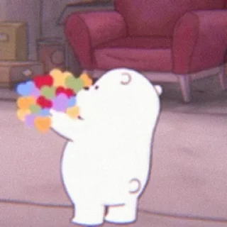 🙂 emoji ice bear @STARGLAMOUR Telegram sticker 11 of 49