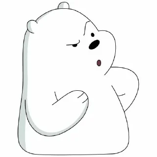 🤔 emoji ice bear gemay : : @slowcly Telegram sticker 13 of 25