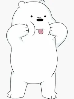😛 emoji ice bear gemay : : @slowcly Telegram sticker 12 of 25