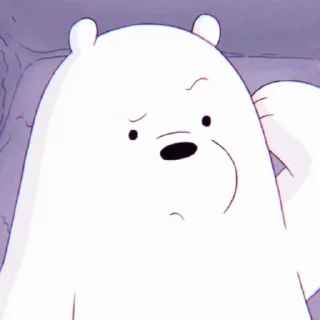 🙂 emoji ice bear @STARGLAMOUR Telegram sticker 8 of 49