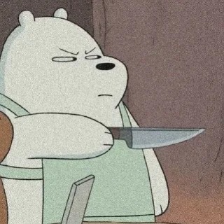 ☁️ emoji ice bear°•°• @howtogetaris Telegram sticker 13 of 47