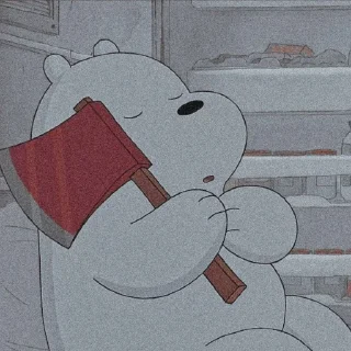 ☁️ emoji ice bear°•°• @howtogetaris Telegram sticker 14 of 47