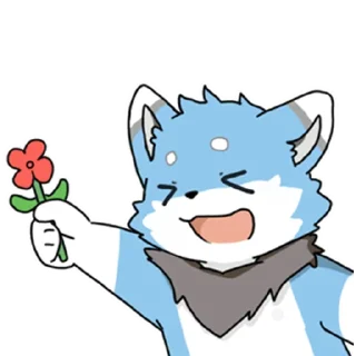 🌹 emoji 小藍狗白燁BAiYEEEE Telegram sticker 24 of 68