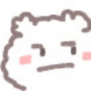 😒 emoji 小白熊 Telegram sticker 17 of 90
