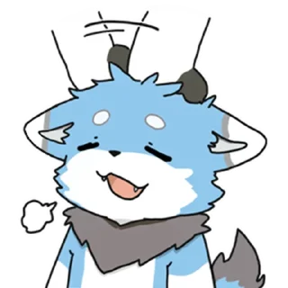 😃 emoji 小藍狗白燁BAiYEEEE Telegram sticker 18 of 68