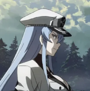 ❄️ emoji esdeath @xvieravelyn Telegram sticker 9 of 120