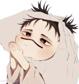 👀 emoji Jujutsu kaisen [ @AnimeAddition ] Telegram sticker 18 of 19