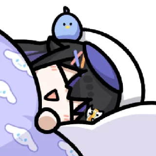 😴 emoji 綴 @zhaxia_cn Telegram sticker 7 of 16