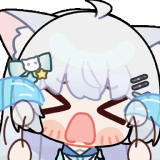 😭 emoji 安梦梦 @zhaxia_cn Telegram sticker 7 of 16
