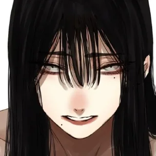 🖤 emoji һ᥆sһі sᥲᥒ Telegram sticker 15 of 18