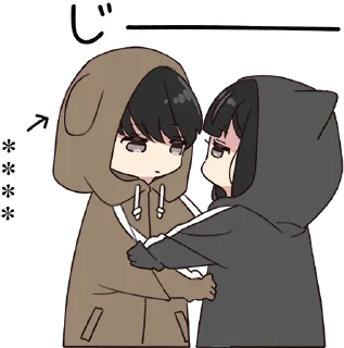 😻 emoji Yuru-chan & Yuru-kun 2 [@KawaiiStickersHere] Telegram sticker 5 of 80