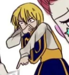 🥰 emoji Kurapika Telegram sticker 13 of 22