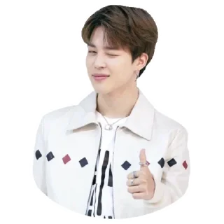 👍 emoji Jimin @Stickersey Telegram sticker 13 of 25