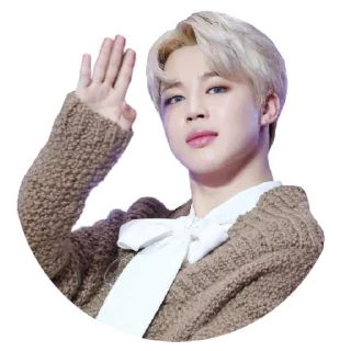 👋 emoji Jimin @Stickersey Telegram sticker 9 of 25