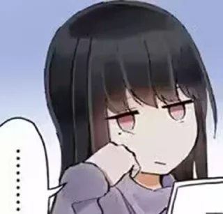 😑 emoji 逢坂七海 Telegram sticker 12 of 12