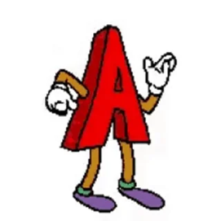 Sticker from Dancing Letters