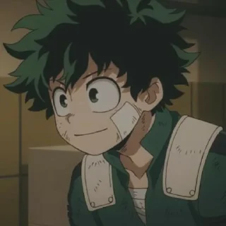 😉 emoji @animecuteth Deku Telegram sticker 22 of 35