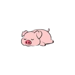 🐷 emoji ヾ(-_- )ゞ @weimrdloml Telegram sticker 14 of 47
