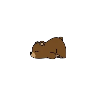 🐻 emoji ヾ(-_- )ゞ @weimrdloml Telegram sticker 17 of 47