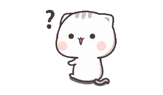 Sticker from cutie cat-chan