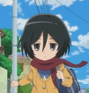 😎 emoji Mikasa Ackerman Telegram sticker 8 of 28