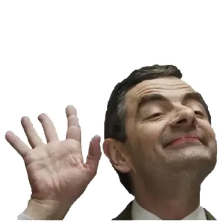 ✋ emoji Mr. Bean Telegram sticker 13 of 21