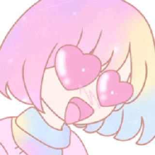 😍 emoji merry girl | @cutestickers4you Telegram sticker 13 of 16