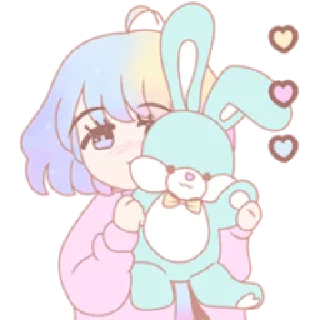 🤗 emoji merry girl | @cutestickers4you Telegram sticker 5 of 16
