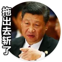☠️ emoji Emperor Xi Telegram sticker 24 of 34