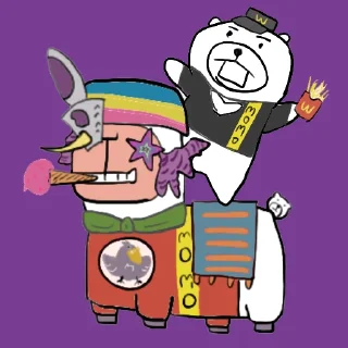 😄 emoji 摸摸熊那些致敬的二創 Telegram sticker 6 of 108